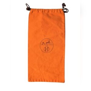 Hermès Orange Drawstring Dust Bag